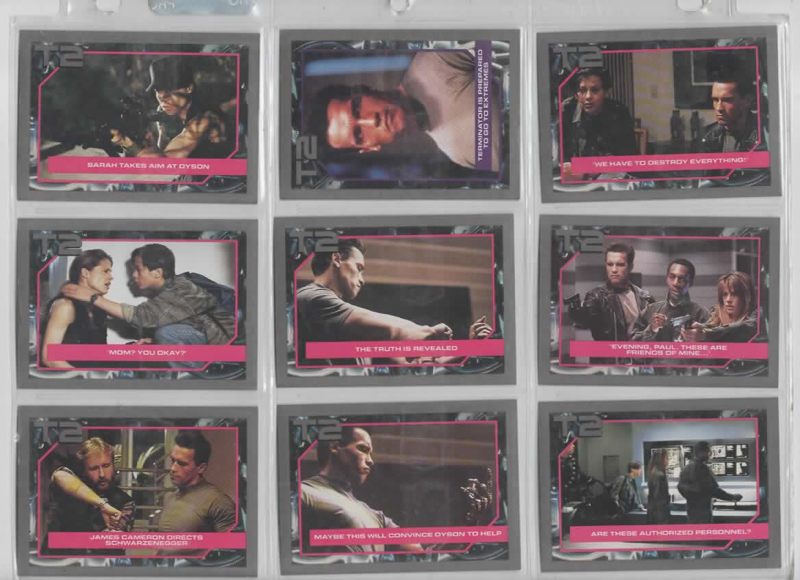 Terminator 2 T2 Trading Cards 1991 140 Card COMPLETE SET NEW