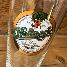 Bierglas Hofmark aus Cham 0,4L Trichterform mit Goldrand - keine Gebrauchsspuren