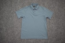 Hurley Nike Dri Fit Polo Shirt Medium Blue Grayish Casual Golf Golfer Mens