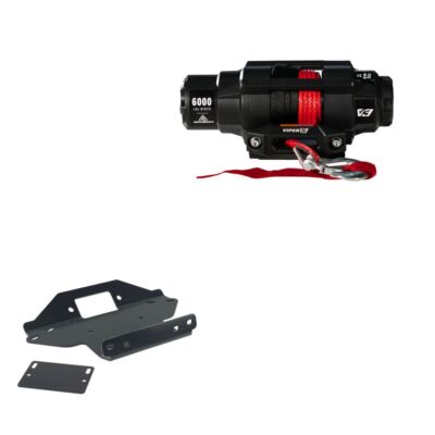 Viper 6000lbs V3 Winch With Mount For Kawasaki Brute Force 650 EPS 2006-2013