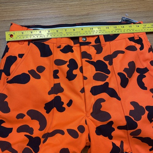 Vintage Cabela’s Men’s 34x31 Gore-Tex Camo Orange Blaze Hunting Pants USA - Picture 4 of 9