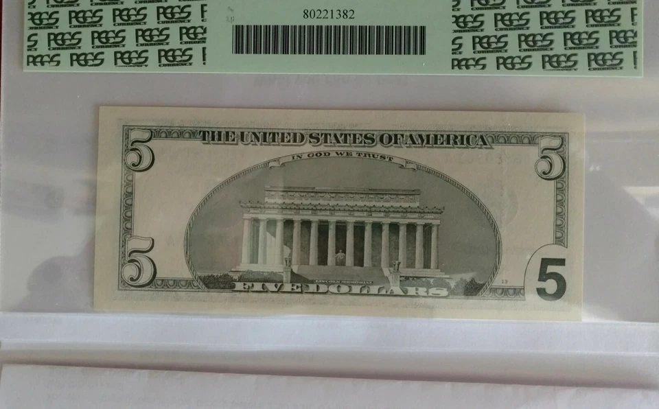 Here is Two Different Bills With the same Serial Numbers Both are PCGS 66PPQ-65. - Image 4 of 4