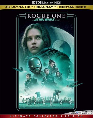 ROGUE ONE: A STAR WARS STORY (Blu-ray) Felicity Jones Diego Luna (UK IMPORT) - Picture 1 of 4