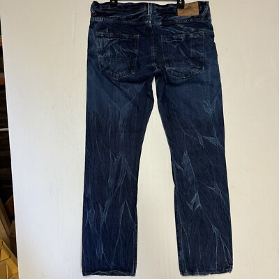 M'S $879 PRPS JAPAN 36 STUDDED POCKET BARRACUDA STRAIGHT LEG JEANS
