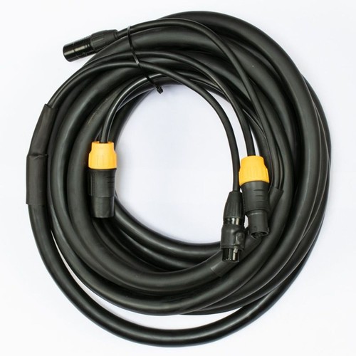 Accu-Cable AC5PTRUE25 IP65 Outdoor 25 Foot 5-Pin Power Link+DMX Combo Cable ADJ - Picture 2 of 2