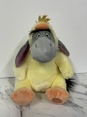 Disney Store Eeyore Ostern Küken Plüschtier Winnie Puuh 14 Zoll NEU mit Etikett