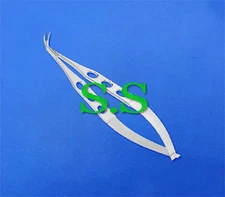 SET OF 2 KATZIN CORNEAL TRANSPLANT SCISSOR STRONG CURVE