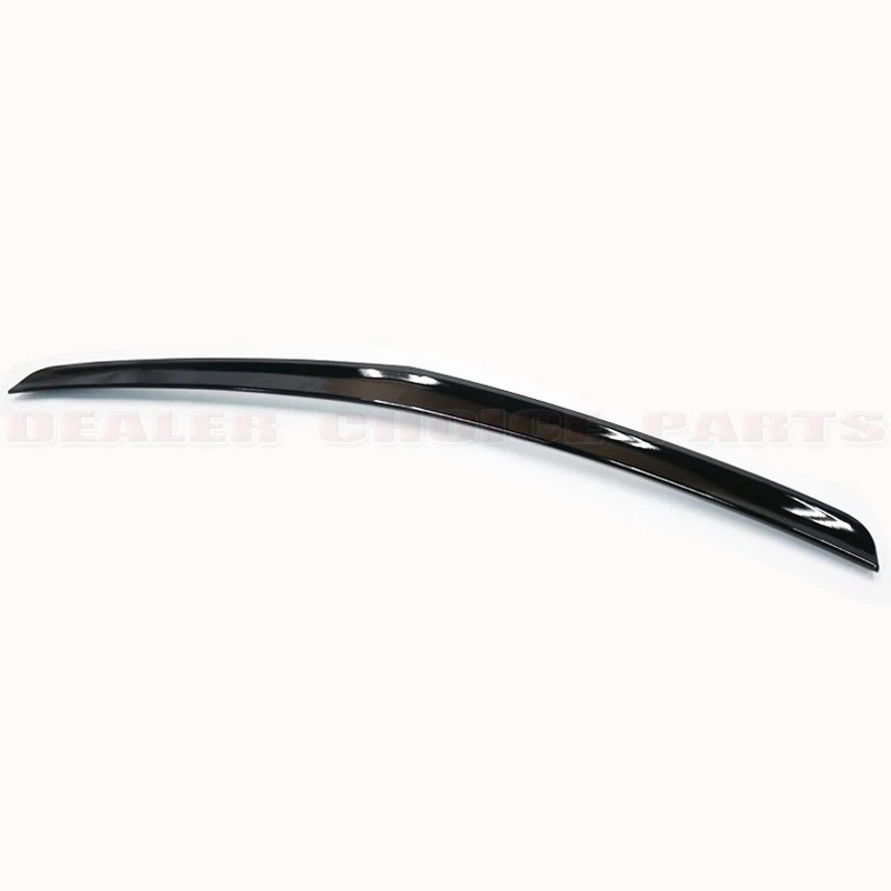 TRUNK Spoiler For 2010 2011 12 13 14 2015 2016 Mercedes W212 EClass GLOSS BLACK - Image 4 of 4