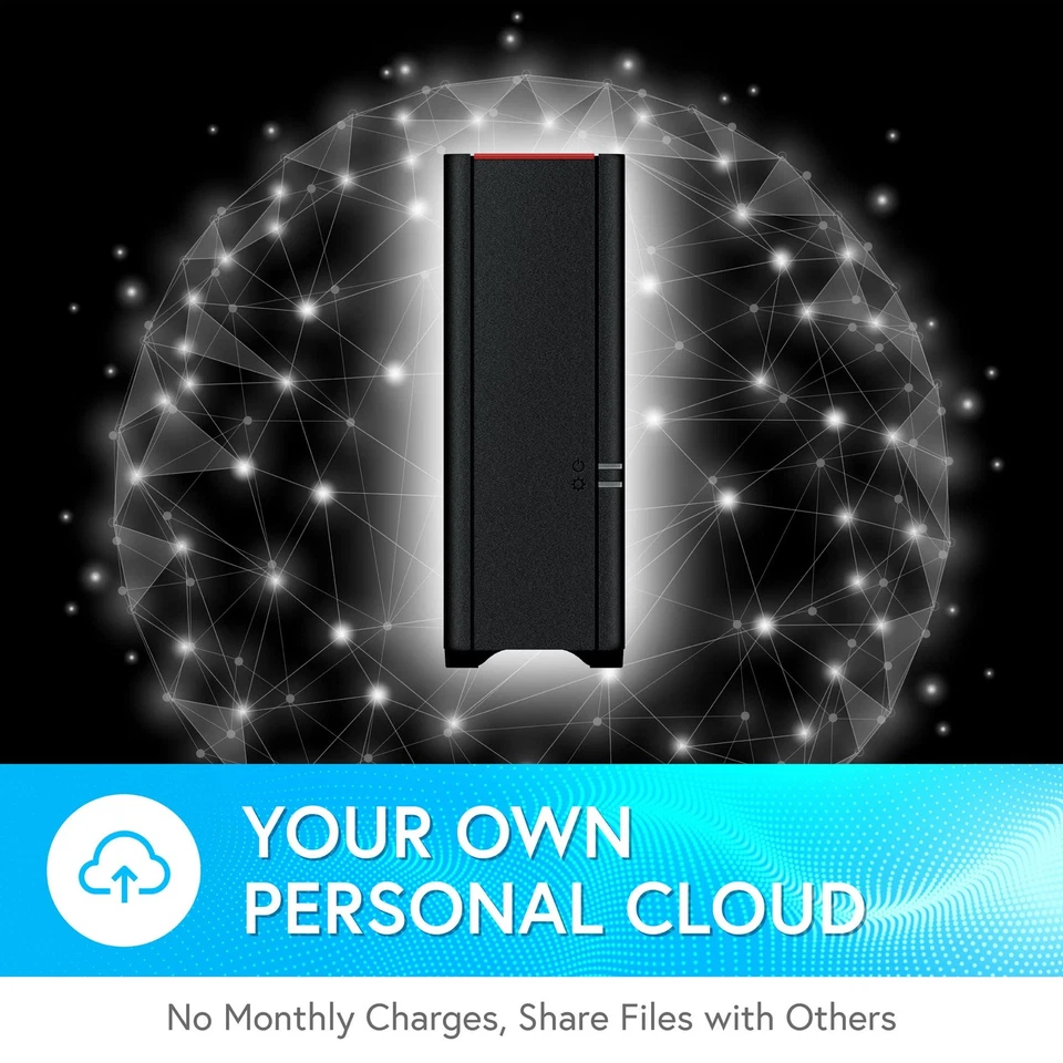 LinkStation 210 4TB 1-Bay NAS Network Attached Storage with HDD Hard Drives I... - Image 4 of 4