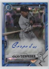 2021 Bowman Sapphire Edition Chrome Prospects Yoelqui Cespedes #BSPA-YC Auto 0g4