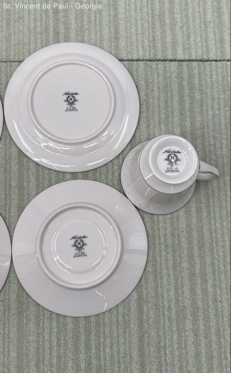食器 Noritake 75thAnniversary Vintage Noritake Always Pink 8101 W82 Set Of 2 Dessert Plate & Tea
