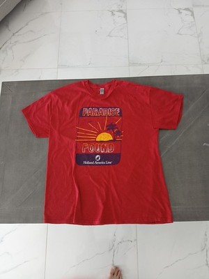 Holland America Line Cruise T-Shirt Red Paradise Found Sunset Graphic Size XL