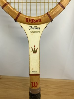 Wilson Jack Kramer Autograph ビンテージ Wilson Jack Kramer Autograph Speed Flex Fibre Face 4 5/8 Tennis