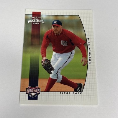 2005 Donruss Team Heroes - Nick Johnson #400 Washington Nationals First Base