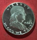 1962 US "PROOF" Franklin SILVER Half Dollar! Old US Coin!