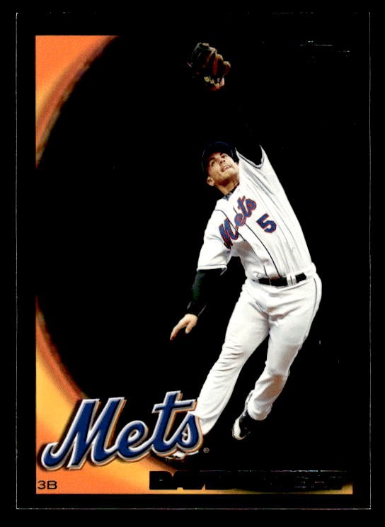 David Wright 2010 Topps Walmart Black #60 New York Mets ESE