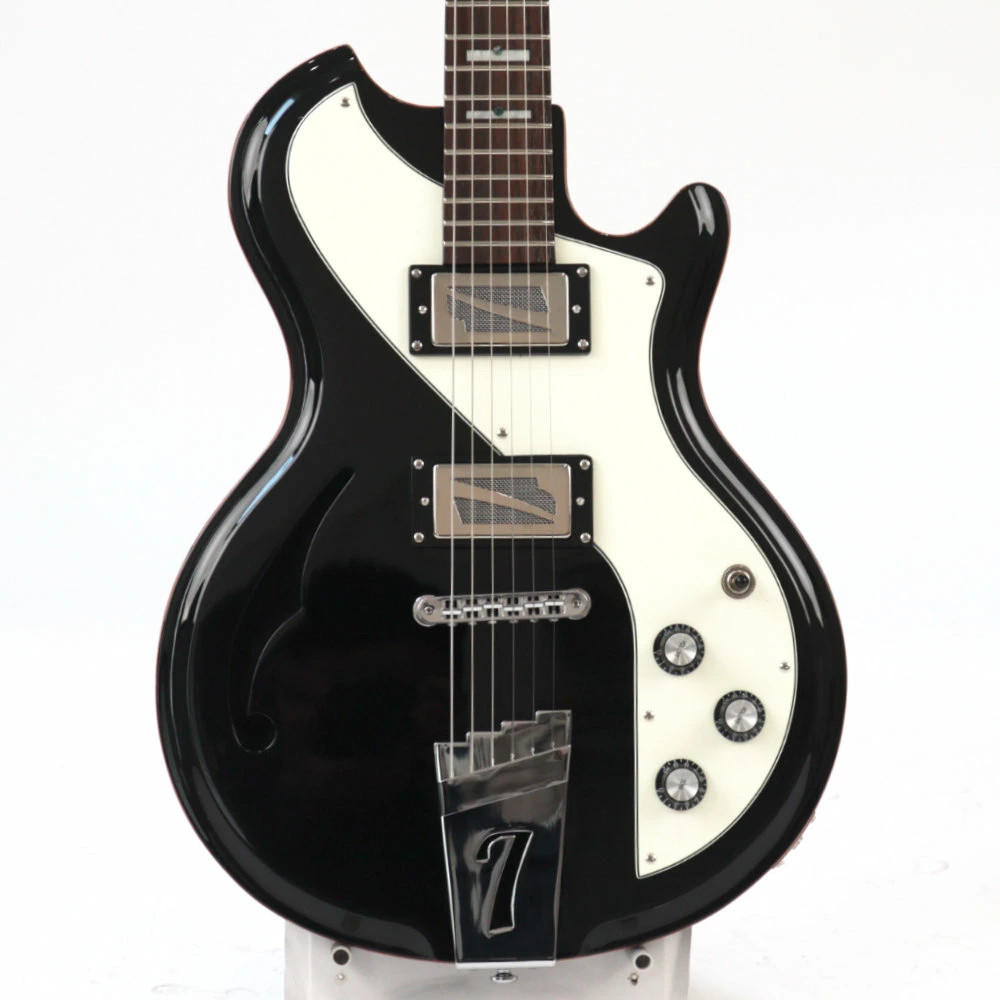 Italia Guitars Italian Mondial Deluxe Blk Electric Guitar | eBay