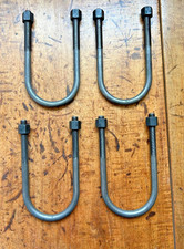 1955 1956 1957 Chevy Rear Leaf Spring U Bolts Wnuts 4 Pc Set New