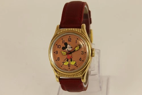 Vintage AVRONEL Disney Mickey Mouse Automatic Wristwatch