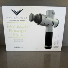 Hyperice Hypervolt Percussion Massage Gun Quiet Glide w/ 5 Heads Charger Box