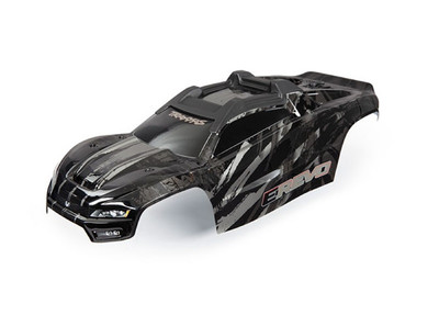 Traxxas Karosserie schwarz mit Dekor für E-Revo 2.0 VXL - 8611R