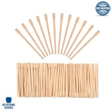 500PCS Small Wooden Wax Applicator Sticks for Hair, Eyebrow  Face Removal