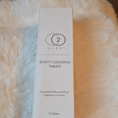 CO2Lift Beauty Cleansing Tablets Face Cleanser Makeup Removal Fragrance-Free 10