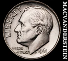 1961 Silver Roosevelt Dime - Choice Gem Brilliant Uncirculated  Lustrous  #i5010