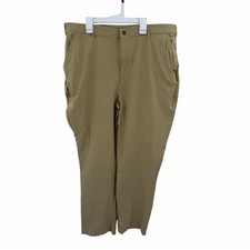 Coolibar Men’s Straight Leg Tan Nylon UPF 50+ Sun Protection Pants Size 38x30