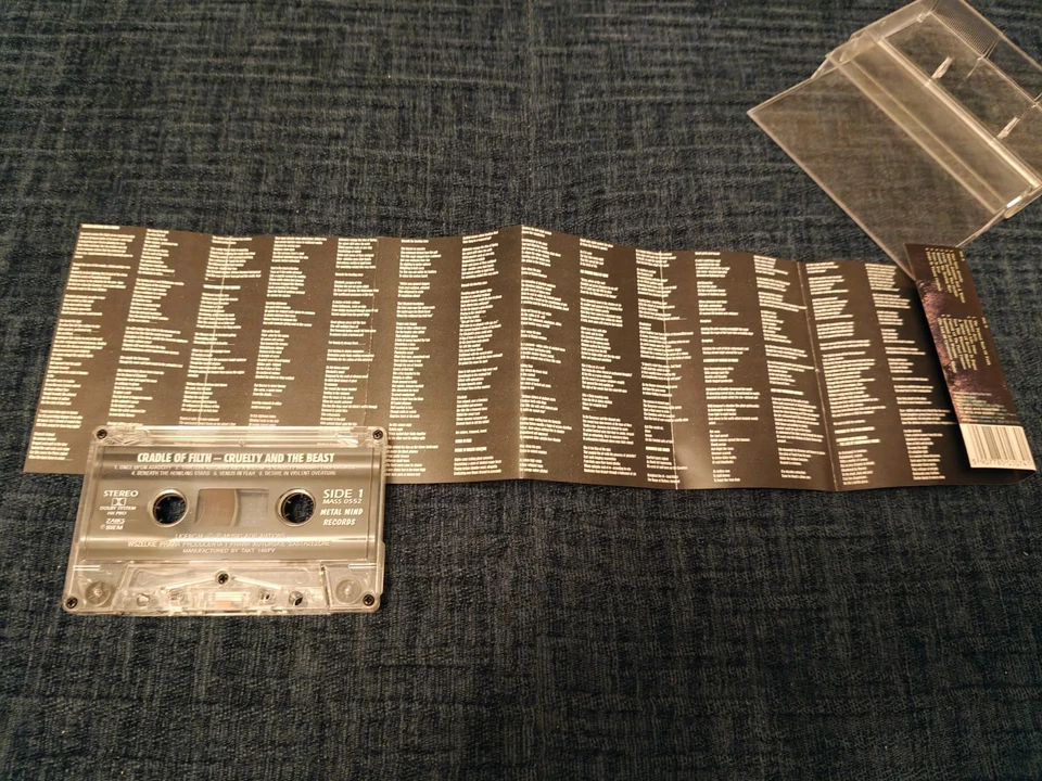 Cradle of Filth Cruelty and the Beast MC cassette Dimmu Borgir Covenant Ancient - Image 4 of 4