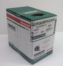 Genesis Low Voltage Cable Honeywell 31025512 22/2 STR CMP/FT6 5C BX NAT New