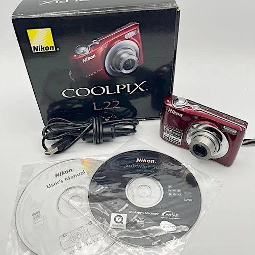 Preços baixos em Câmeras digitais Nikon Coolpix L22 | eBay