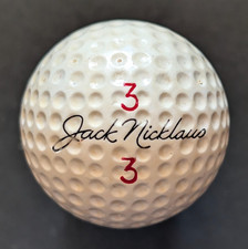 vtg - new - JACK NICKLAUS - Signature golf ball - SLAZENGER - British size 1.62