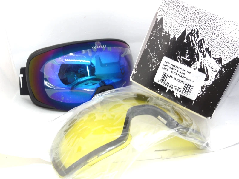 VUARNET SUNGLASSES GOGGLES VM 2221 0004 1226 EVEREST BLUE FLASH + LENS FOG