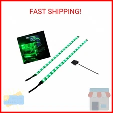 LEDdess PC LED Flexible Light Strip Computer Lighting Green with Magnetic for PC