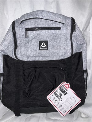 Reebok Bobbie Top Loader 28L '' Laptop Backpack Light Heather Grey NWT
