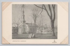 Lexington Common Massachusetts Paul Revere Series Maynards Postcard