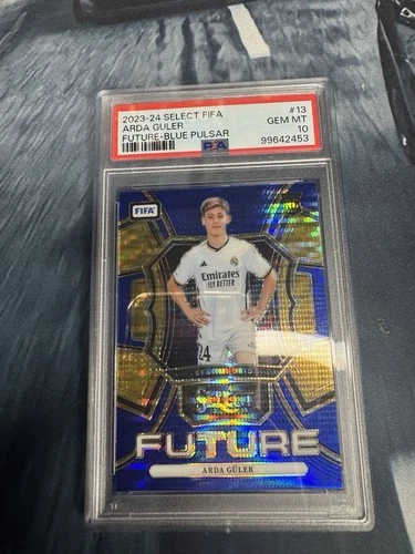 2023-24 Panini Select FIFA - Select Future Arda Guler #13 Blue Pulsar Prizm