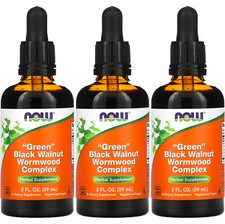 Now Foods Fresh Green Black Walnut Wormwood Complex - 2 oz. pack of 3 