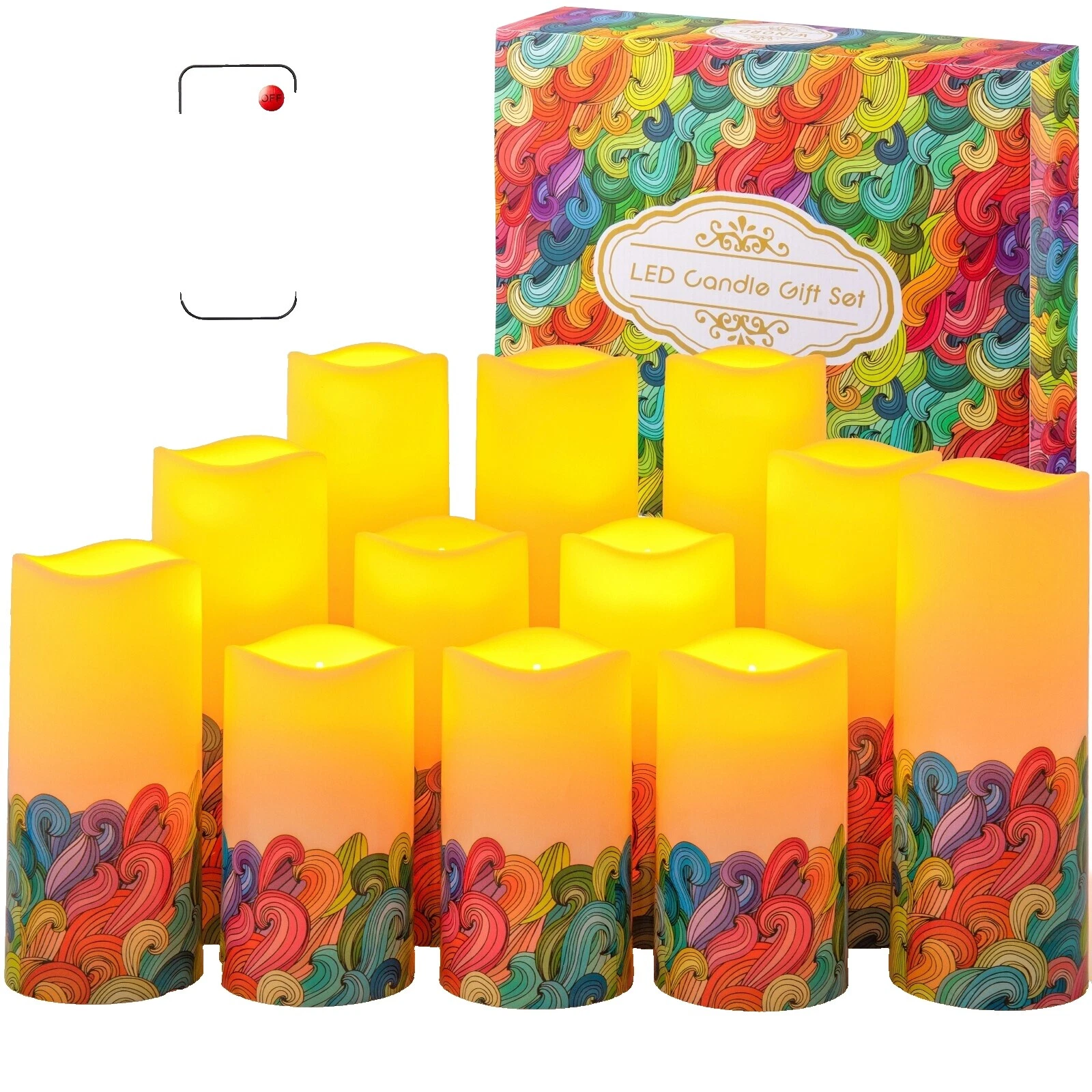 Праздничные беспламенные/светодиодные декоративные свечи