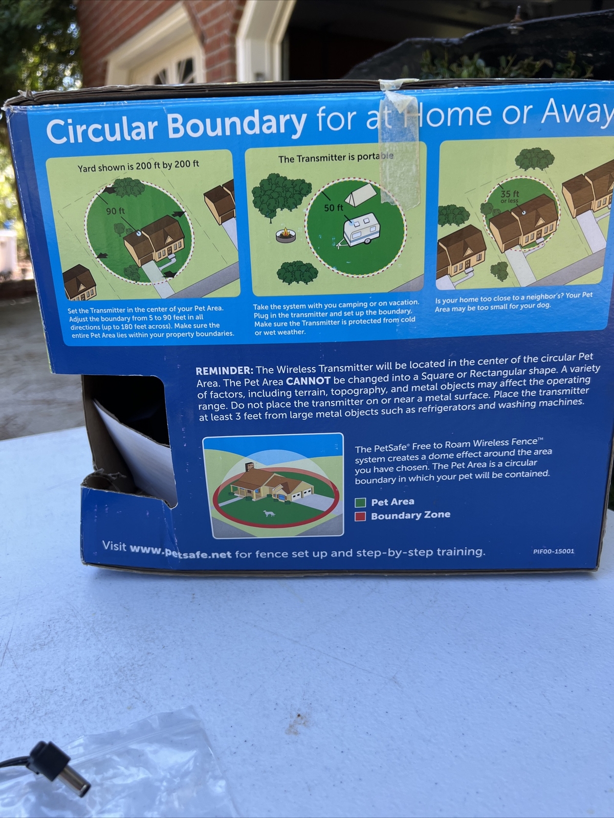 PetSafe Free to Roam Wireless Fence PIF0015001 1/2 Acre USED eBay