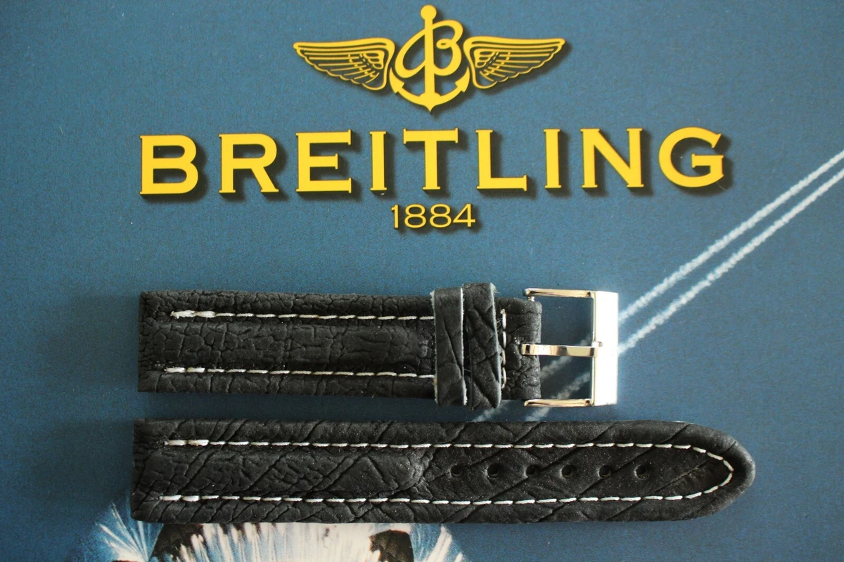 Breitling Leather Wristwatch Bands 18 mm Band Width for sale | eBay
