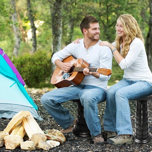 Collapsible Stool with Cushion,Camping Stool More Sturdy and Lightweight Telesco - Bild 15 von 24