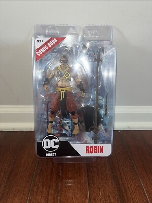 McFarlane DC Direct Multiverse Robin Fighting the Frozen Comic Page Punchers New