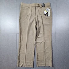 Counterparts Dress Pants Womens 14 Petite Beige Bootcut Leg NWT