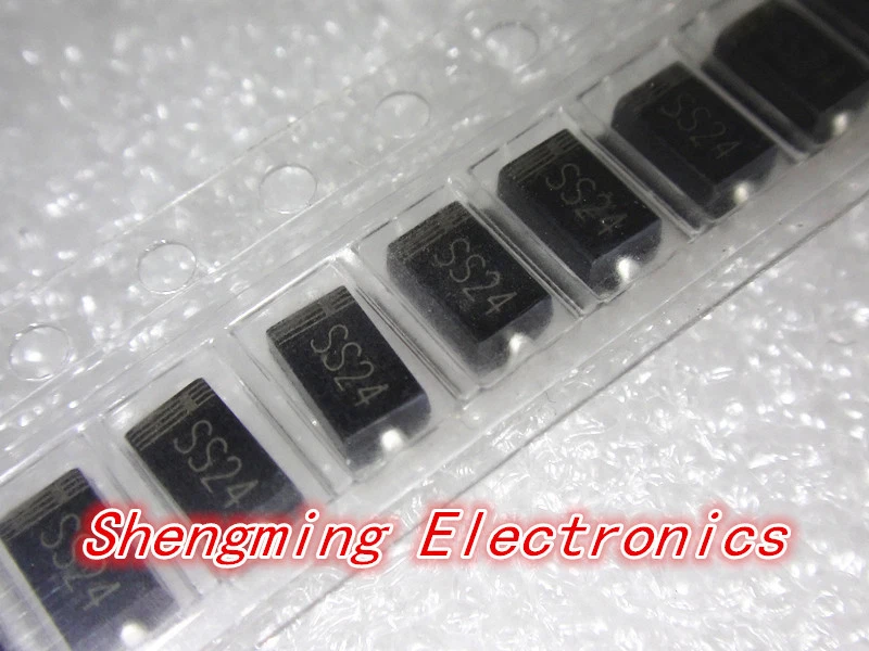 100pcs SS24 SR240 SMA 2A 40V SMD Schottky diode DO-214AC - Bild 1 von 1