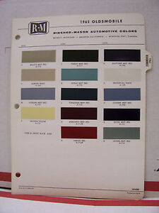 Vista Paint Color Chart