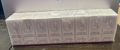 Lot Of 24 DIPTYQUE 34 L'eau Du Trente-Quatre Eau De Toilette Sample 2ml /.06oz