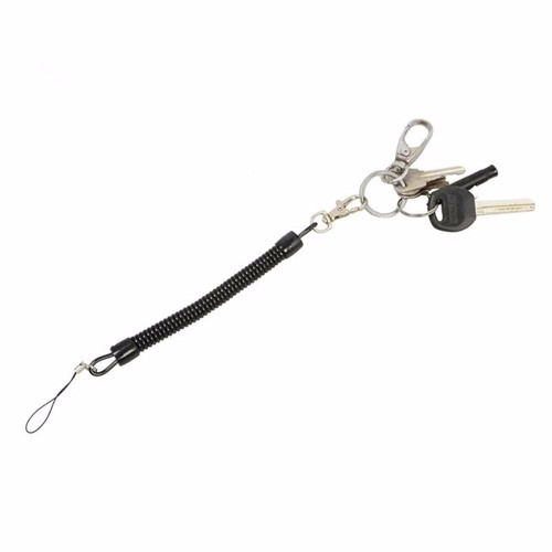 Spiral Telephone Line Key Lanyard Elastic Rope Bungee Cord Mobile Phone Strap - 第 4/12 張圖片