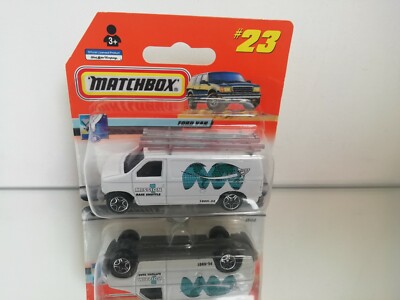 MATCHBOX FORD PANEL VAN MISSION BAS SHUTTLE AUF BLISTER